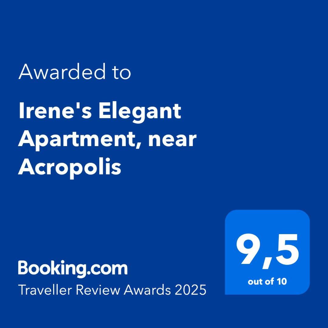 Apartament Irene'S Εlegant Αpartment, Near Acropolis Ateny Zewnętrze zdjęcie
